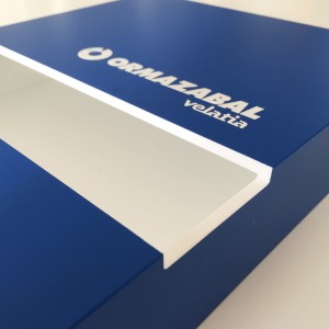 brochure holder (detail)